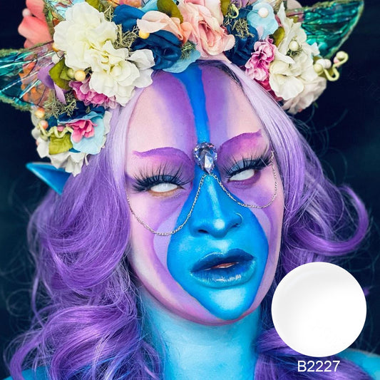 Blind White Sclera Contacts