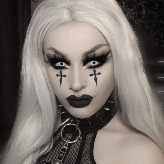 Blind White Contacts