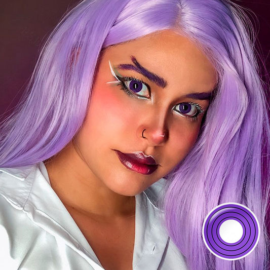 Purple Rinnegan Contact Lenses (Prescription)