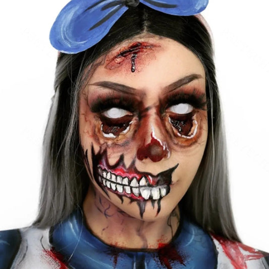 Blind White Contacts