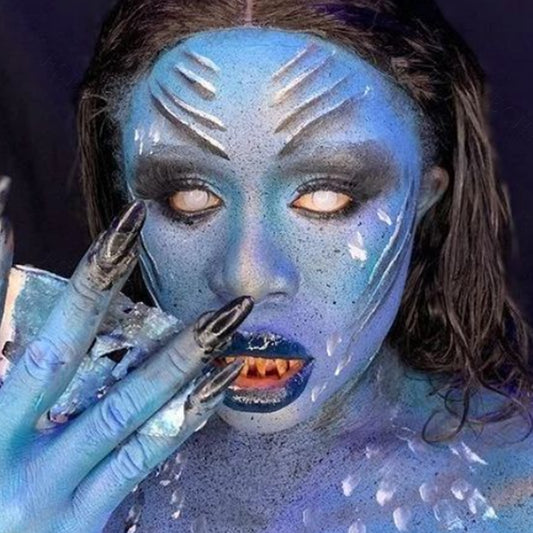 Blind White Contacts