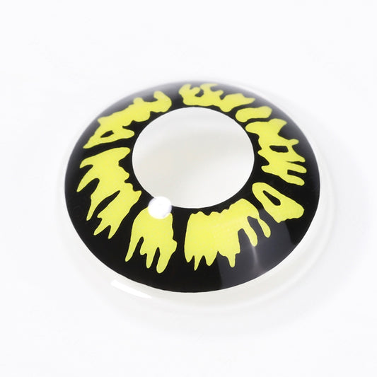 Yellow Wolf Eye Contacts - PsEYEche