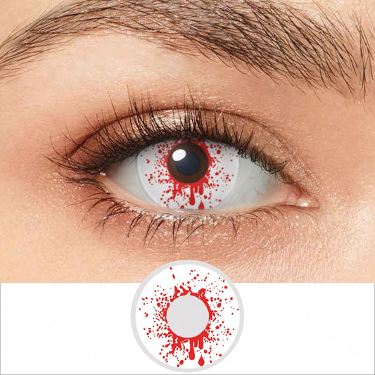 Crazy Blood Splat Contacts - PsEYEche