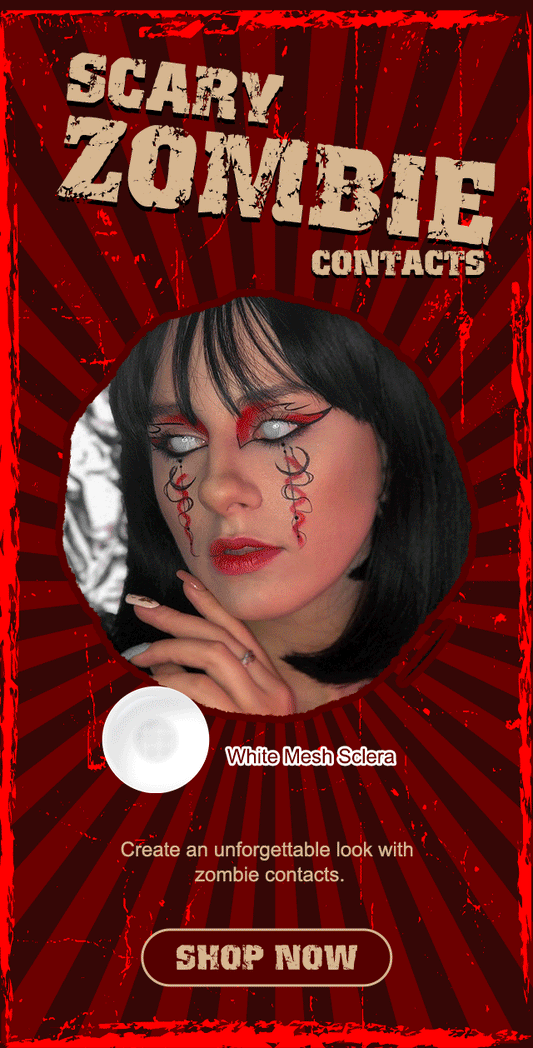 Eyes of the Undead: Experience the Thrill of Zombie Transformation with Zombie Eye Contacts