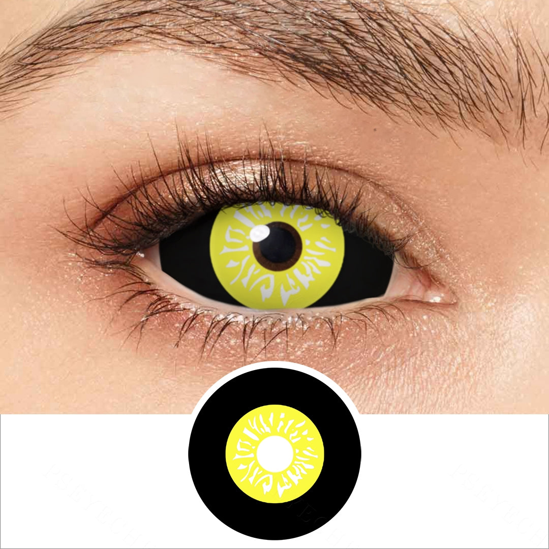 dark yellow eyes contacts