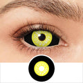 Black And Yellow Sclera Contacts