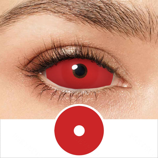 Full Red Sclera Contacts