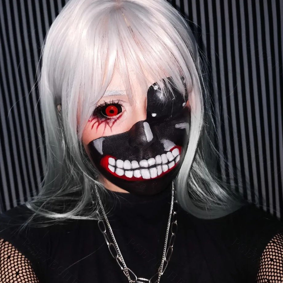 Tokyo Ghoul Black And Red Sclera Contacts - PsEYEche