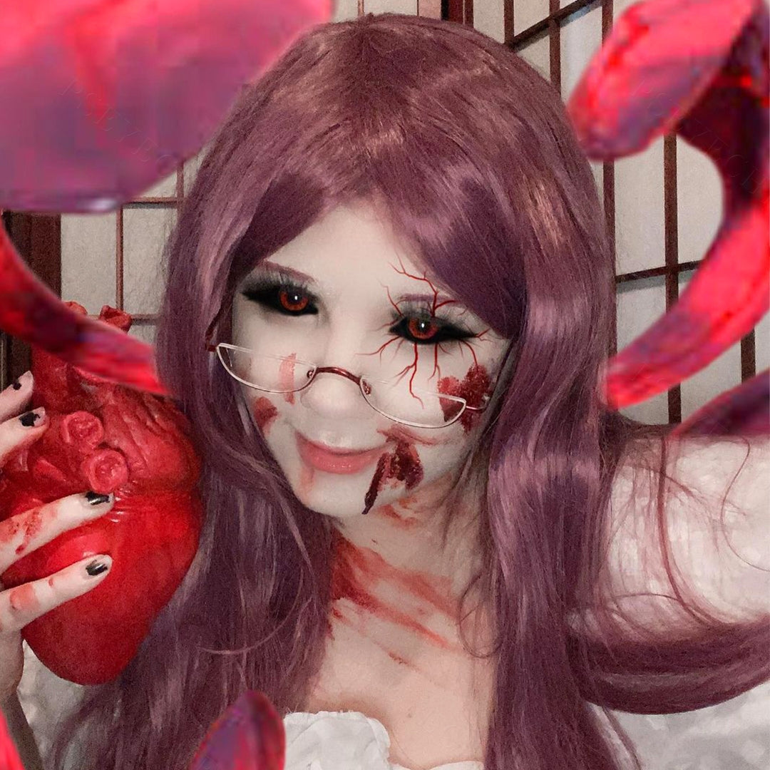 Red Shock Sclera Contacts - PsEYEche