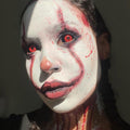 Jigsaw Black And Red Sclera Contacts
