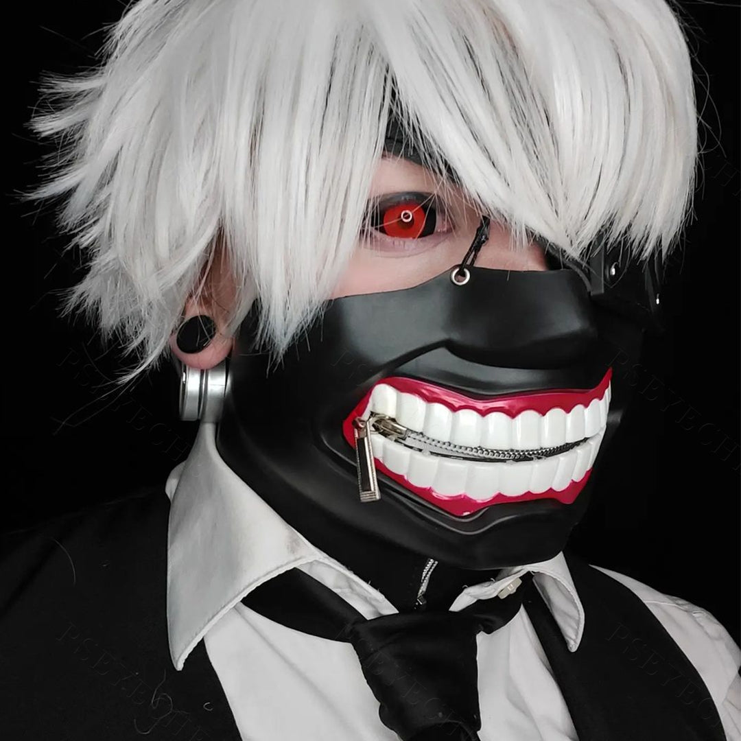 Tokyo Ghoul Black Ring Red Iris Sclera Contacts - PsEYEche