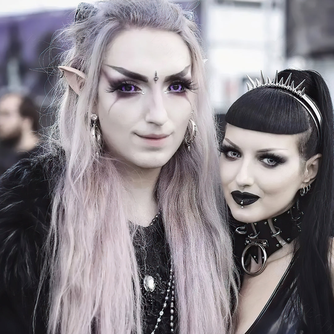 Purple Snowy Night Sclera Contacts - PsEYEche