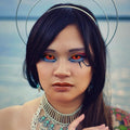 All Red Fire Sclera Contacts