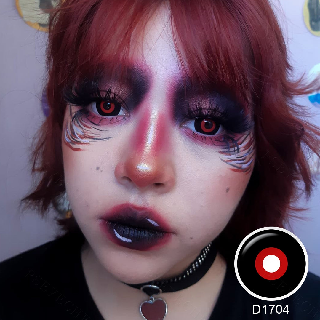 Tokyo Ghoul Black And Red Mini Sclera Contacts