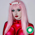 Solid Green Contacts