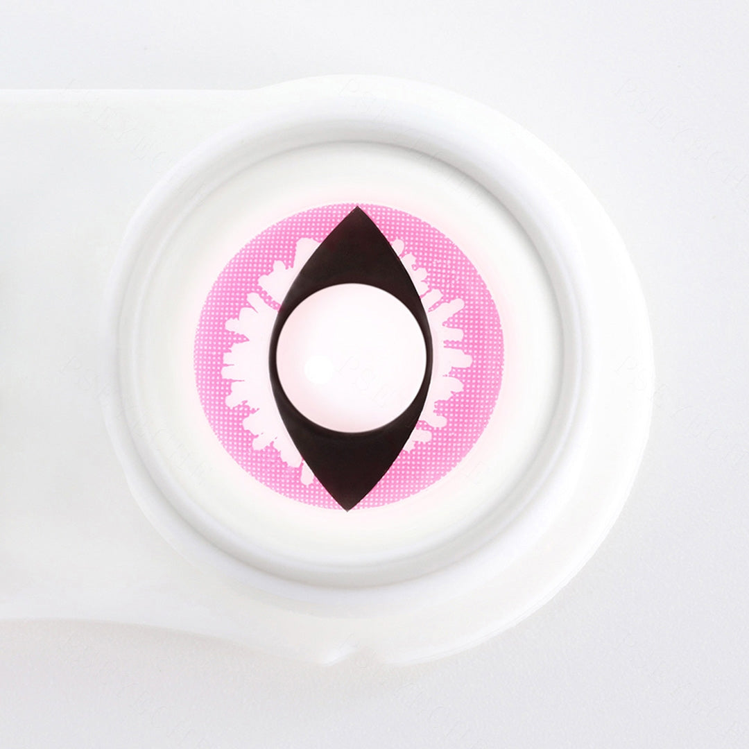 Pink Dragon Eye Contacts