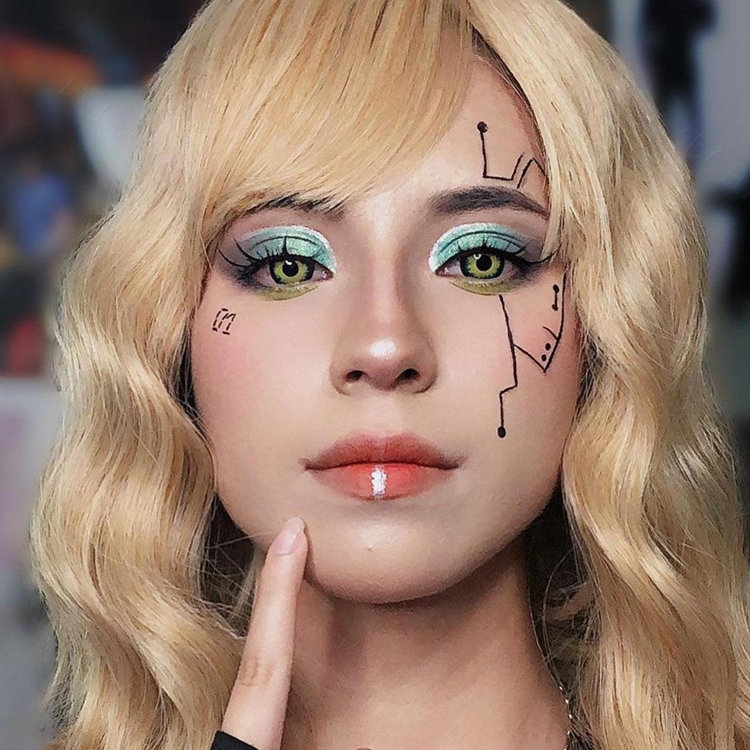 Maleficent Emerald Green Theatrical Contact Lenses - PsEYEche