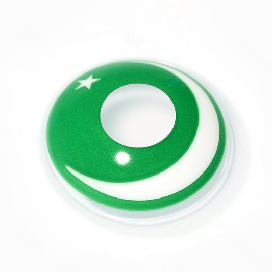 Pakistan Flag Contact Lenses