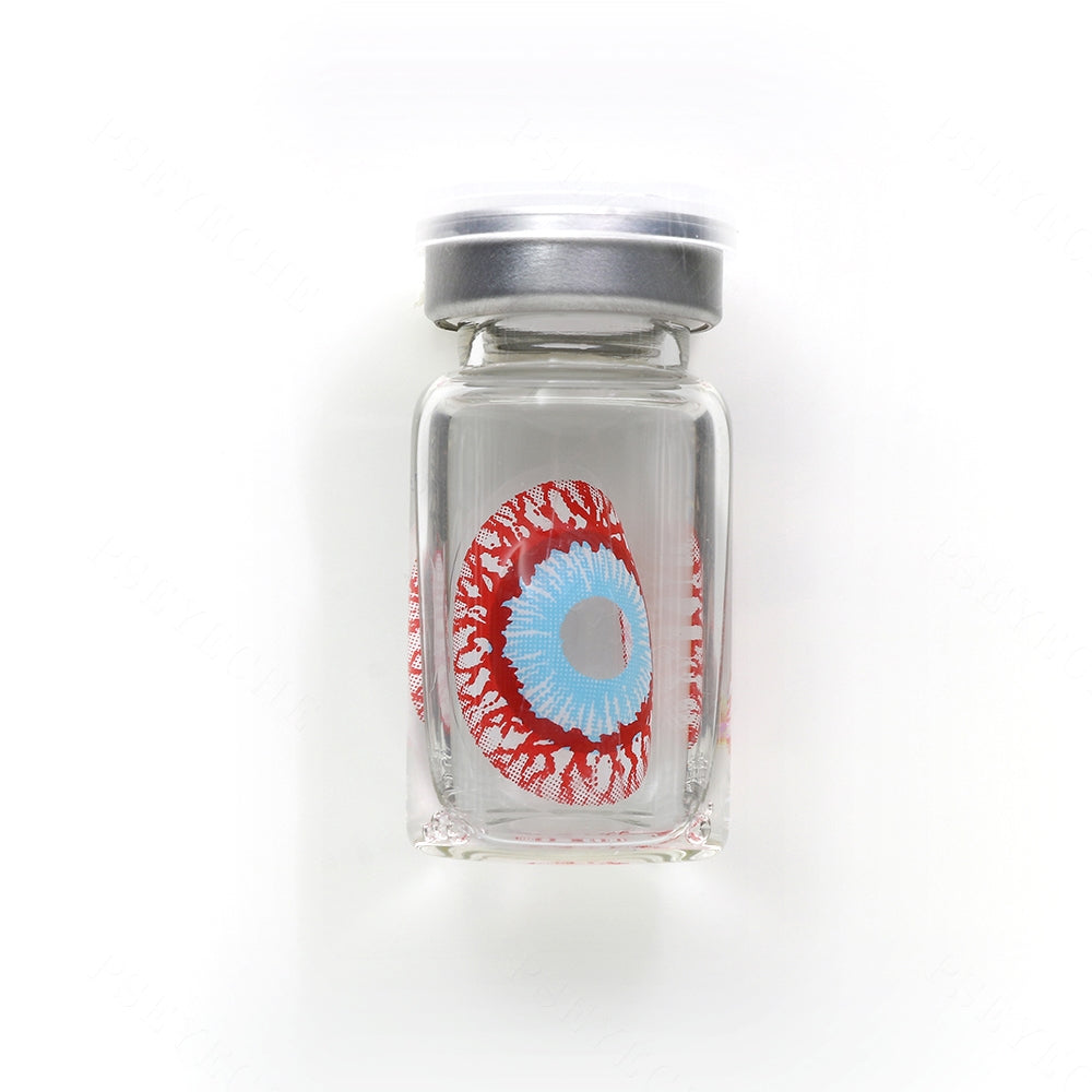 Junji Ito Bloodshot Infected Zombie Sclera Contacts - PsEYEche