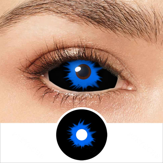 White Walker black And blue Sclera Contacts - PsEYEche