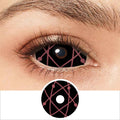 Red Star Trails Sclera Contacts - PsEYEche