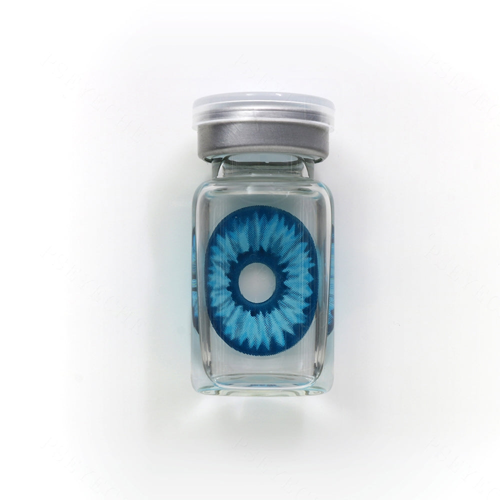 Blue Snowy Night Sclera Contacts - PsEYEche