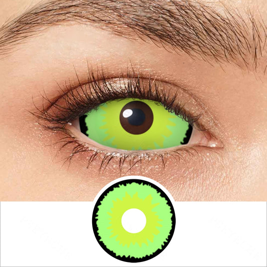 Green Demon Sclera Contacts - PsEYEche