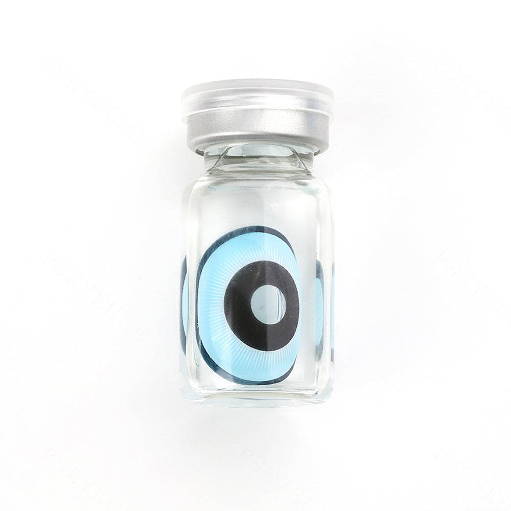 Black And Blue Sclera Contacts - PsEYEche