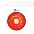 All Red Fire Sclera Contacts - PsEYEche
