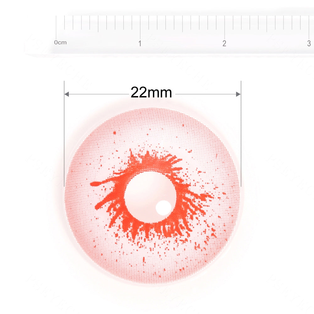 Pink Zombie Sclera Contacts - PsEYEche