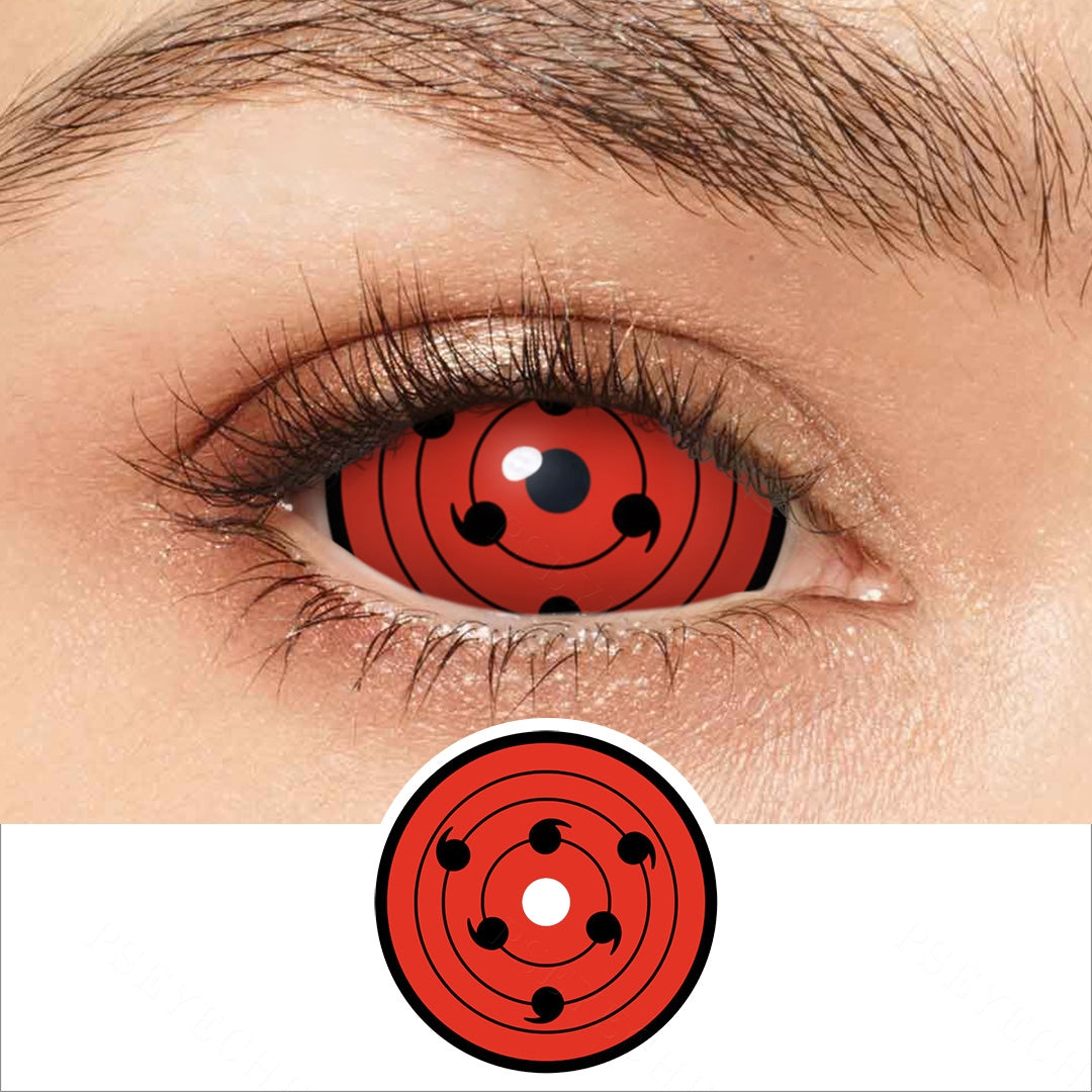 Sasuke 6 Tomoe Rinnegan Sclera Contacts (Available in 4 Color)