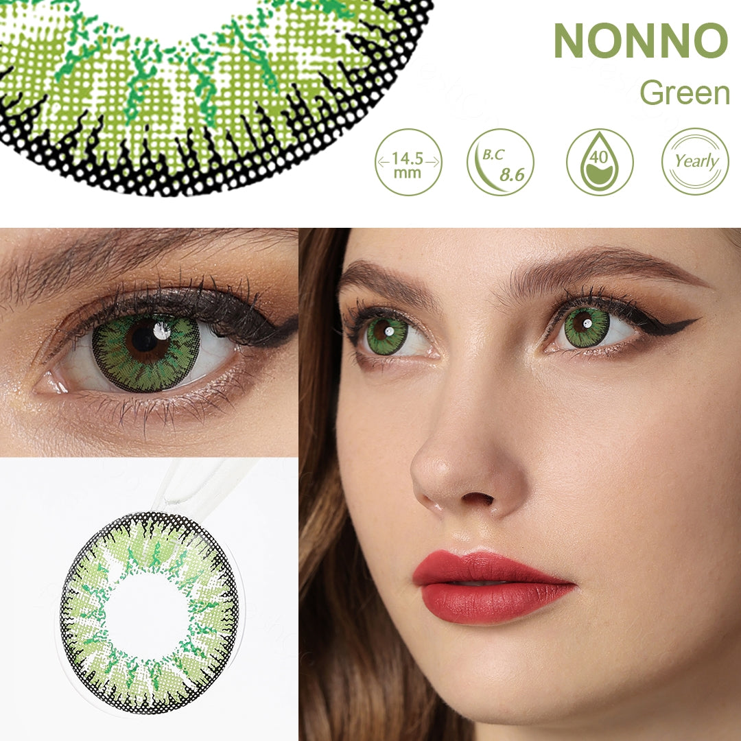 Nonno Green Contact Lenses (Prescription)