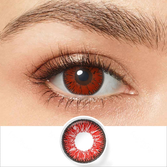 Nonno Red Contact Lenses (Prescription)