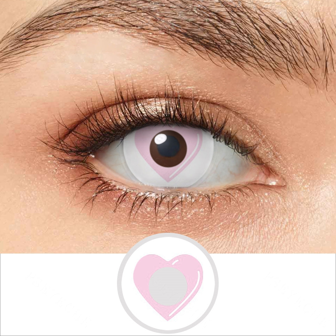 Pink Heart Contacts - PsEYEche