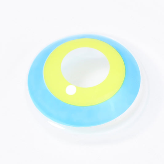 Blue And Yellow Circle Contacts - PsEYEche