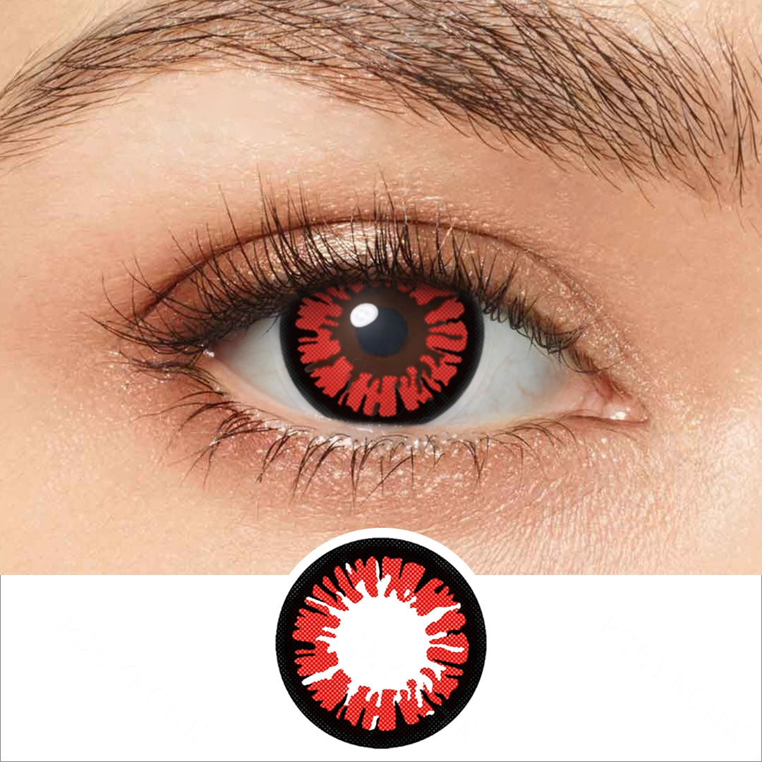 Glamor Red Contacts - PsEYEche