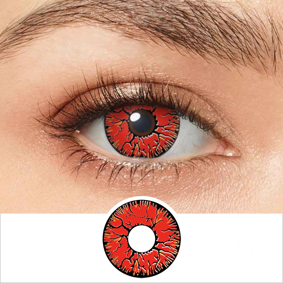 Red Crack Contacts - PsEYEche