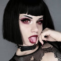 Red Mesh Contacts - PsEYEche