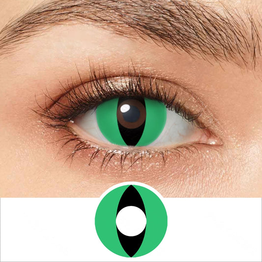 Green Cat Eye Contacts - PsEYEche