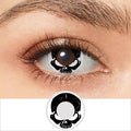Black White Skull Contacts - PsEYEche
